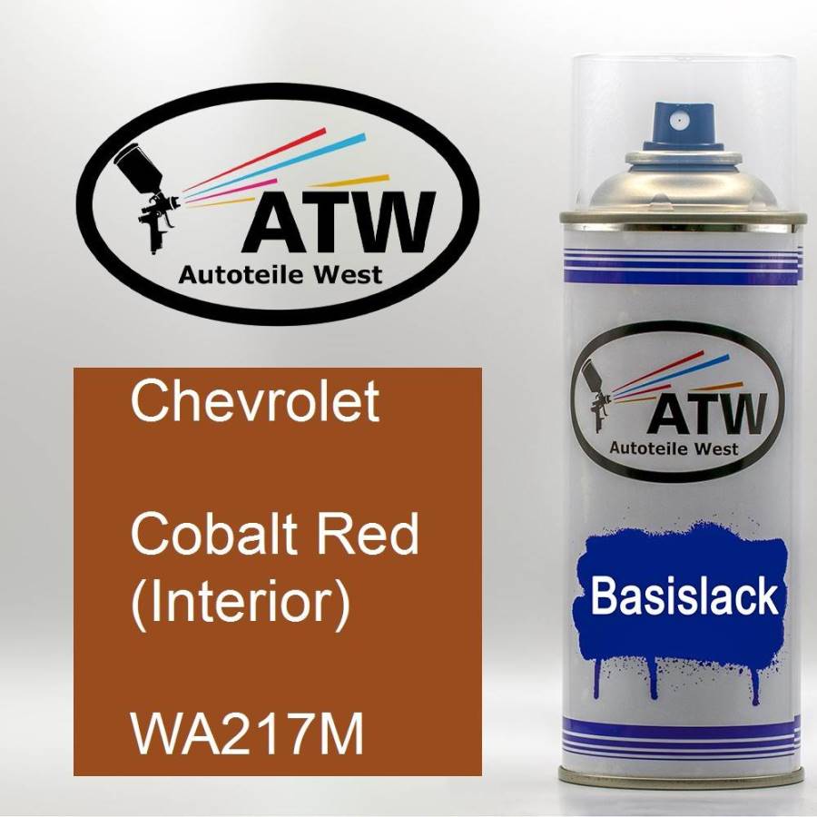 Chevrolet, Cobalt Red (Interior), WA217M: 400ml Sprühdose, von ATW Autoteile West.